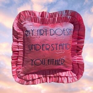 NWT Madeleine Simon Studio My Art Doesn't Understand You, Either Pink Cloud